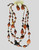 2971 A-Multilayer wood beads necklace*