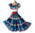 3032 Woman 3 p/c set jibarita dress
