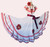 Flower duo head piece.