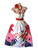 3052-Women's Tipico Dress Flower Print 5-piece set