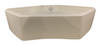 RV Corner Shower Pan Base 34" Parchment Center Drain Camper Wash Bath Room