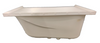 RV Bath Tub 32" x 24" White Left Drain Trailer Camper Wash Bath Room Shower