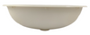 RV Bathroom Sink 17 x 12 Oval Biscuit Plastic Single Bowl Camper Trailer