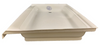 RV Shower Pan Base 40" x 24" White Left Drain Trailer Camper Wash Bath Room