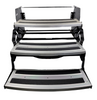 24" Hickory Springs Manual Triple 3 Step Aluminum Tread 7" Rise Radius RV Camper