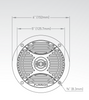 (2) Furrion 5" Outdoor Marine Speakers RV Camper Trailer Boat Black 30 Watts