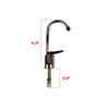 Dura Faucet RV Drinking Water Faucet Chrome Camper Trailer Motorhome DF-DF350-CP