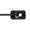 10" Entry Door Catch Latch T Style Holder Camper Black Plastic RV Entrance