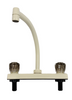 Hi Rise RV Kitchen Sink Faucet Swivel Bone Camper Trailer Motorhome 8" Spout