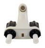 Afeel RV Bathroom Sink Faucet 4" White w Smoke Handles Lavatory