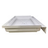 40 x 24 White Center Drain Shower Base