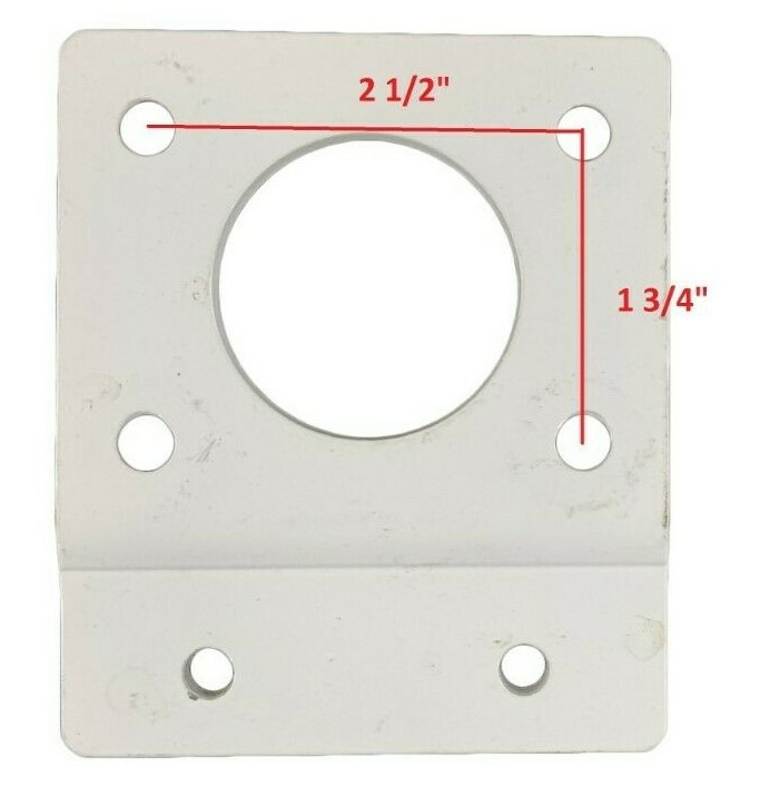 Happijac Motor Mount Mounting Bracket White RV Trailer Camper Bed Lift Bedlift