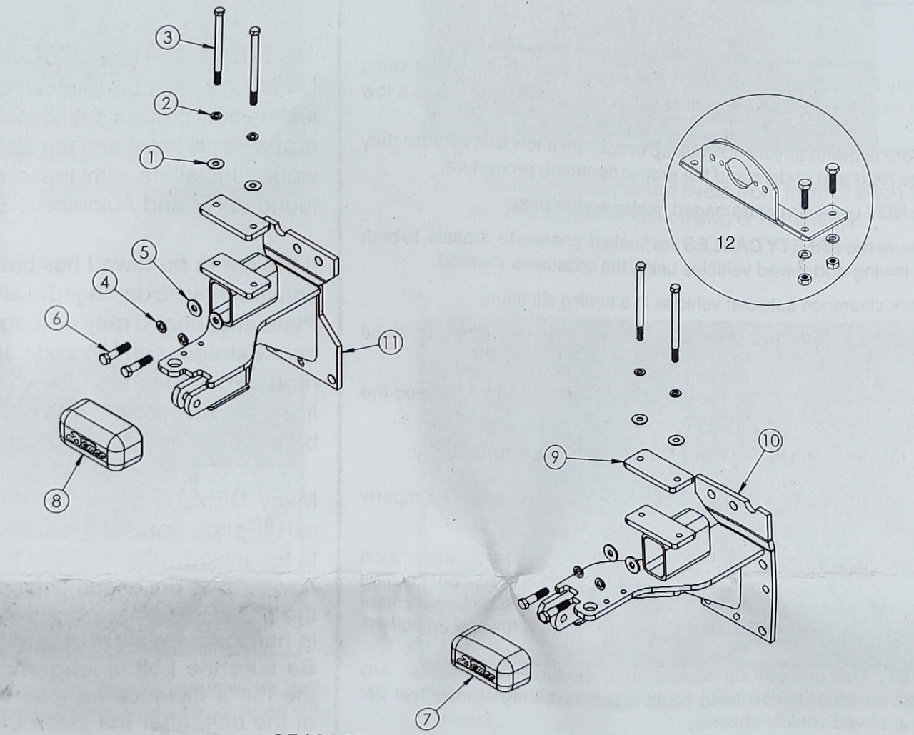 Demco '14-'17 Jeep Cherokee Baseplate Classic Base Plate Tow Bar Motorhome RV