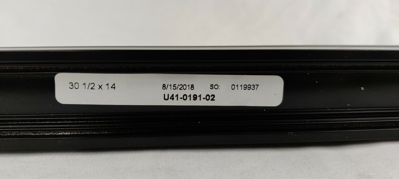 30 1/2" Single Roller Manual Shade Pull Down RV Motorhome Black Monaco Signature