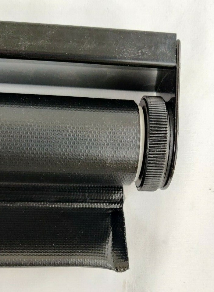 30 1/2" Single Roller Manual Shade Pull Down RV Motorhome Black Monaco Signature