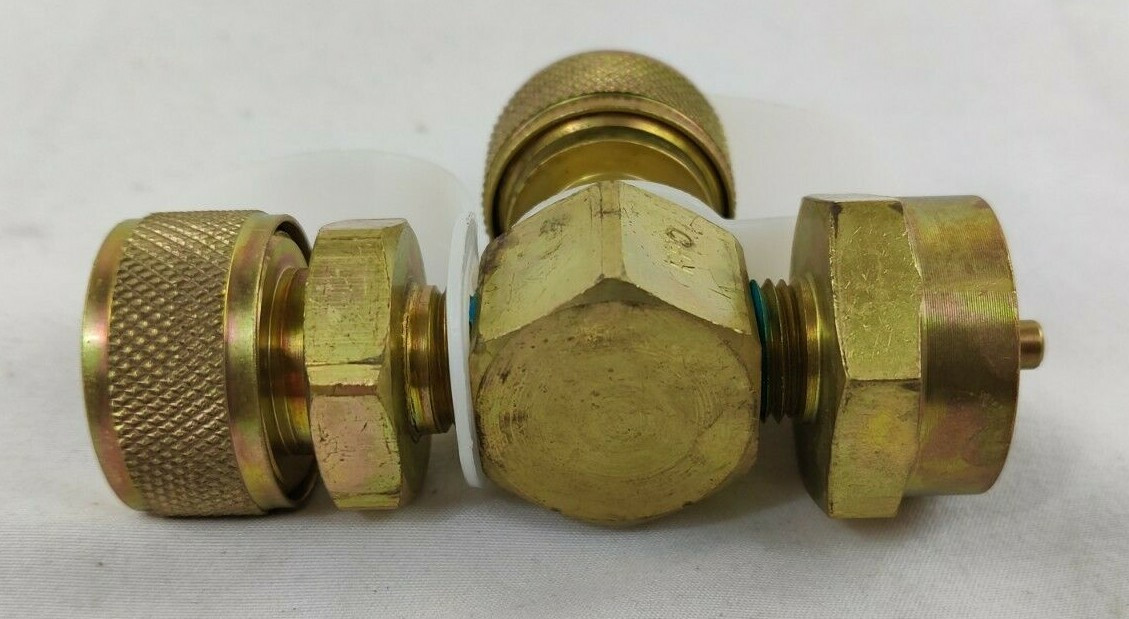 JR Products Cylinder Branch Tee 1"-20 Female x 1"-20 Male 07-30155 RV Camper