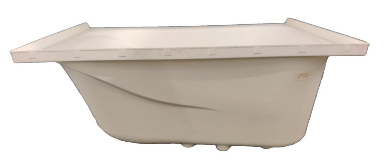 RV Bath Tub 32" x 24" White Left Drain Trailer Camper Wash Bath Room Shower