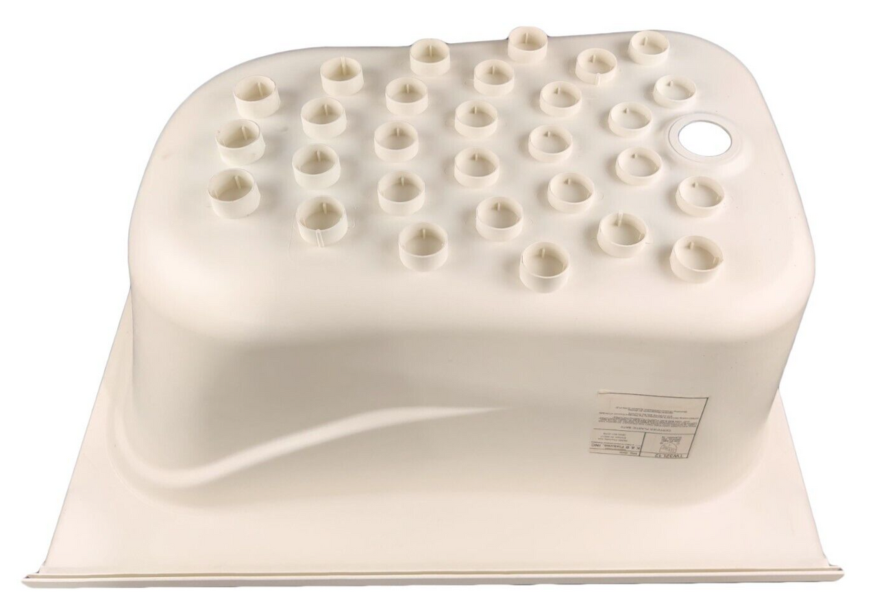 RV Bath Tub 32" x 24" White Left Drain Trailer Camper Wash Bath Room Shower