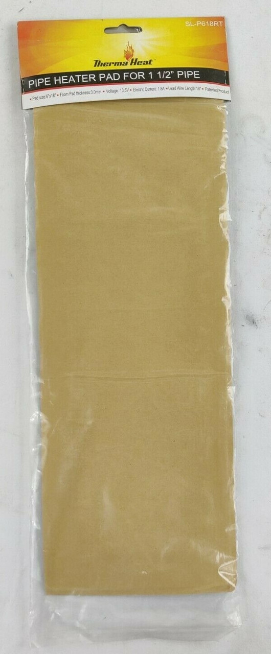 Therma Heat 6" x 18" Pipe Heater 1 1/2" 1.5" Drain Pipe RV Camper 13.5VDC