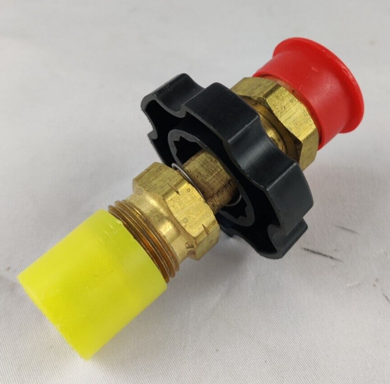 JR Products POL Cylinder Adapter LP Propane Fitting Camper RV Trailer 07-30165