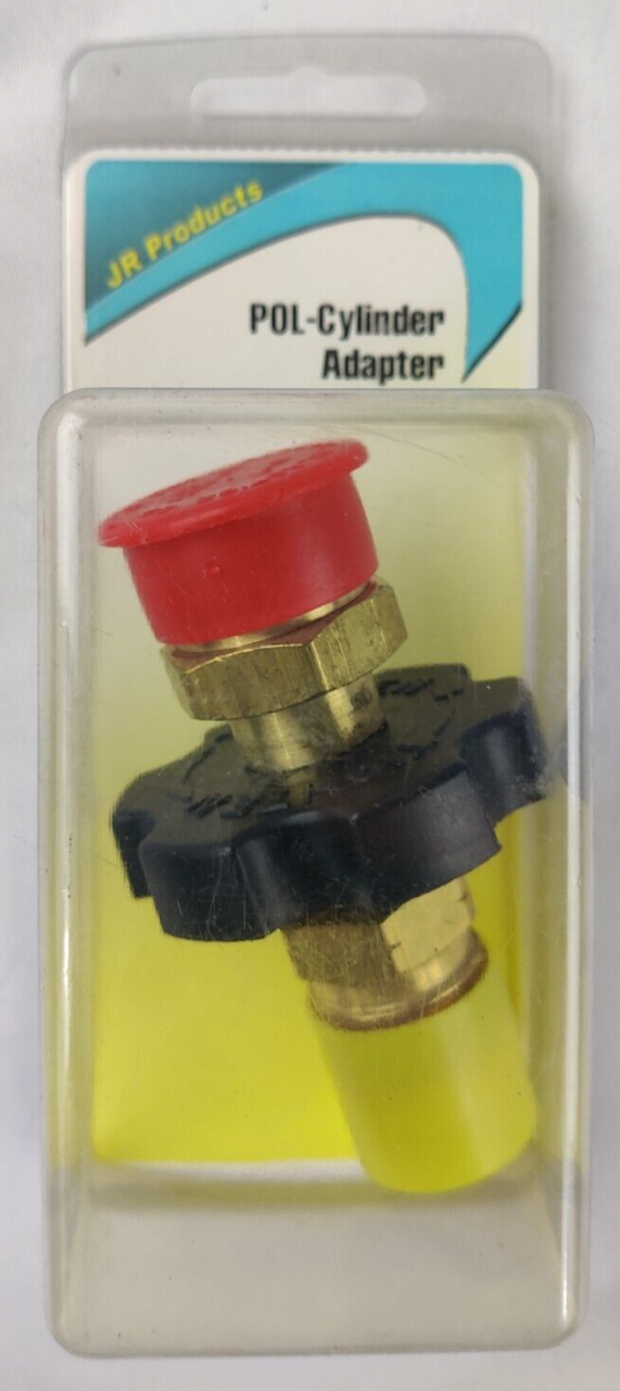 JR Products POL Cylinder Adapter LP Propane Fitting Camper RV Trailer 07-30165
