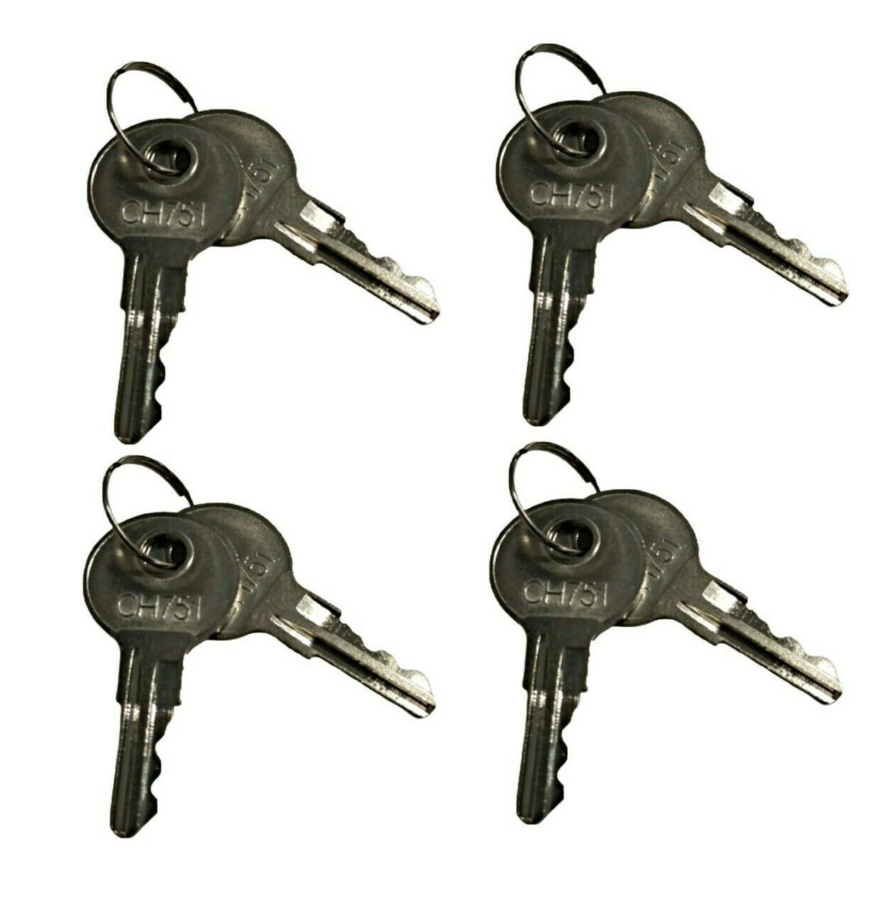 Lot of 8 CH751 Keys RV Camper Trailer Hatch Door Lock Tool Box CH 751 Key