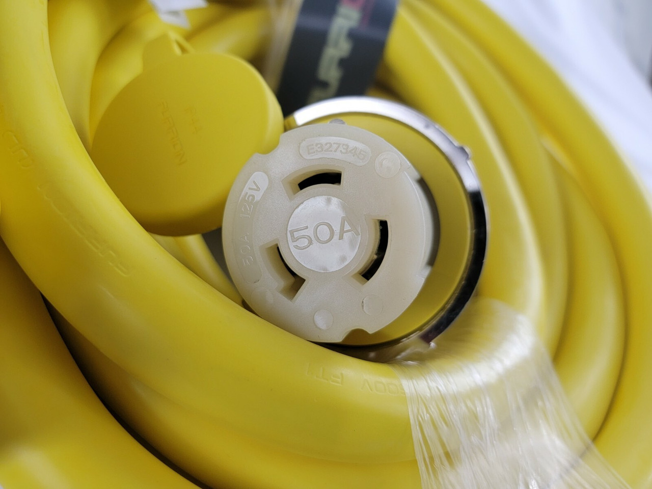 Furrion 50′ 50a 125v Powersmart Cordset Power Cord Yellow F50150-SY RV Marine