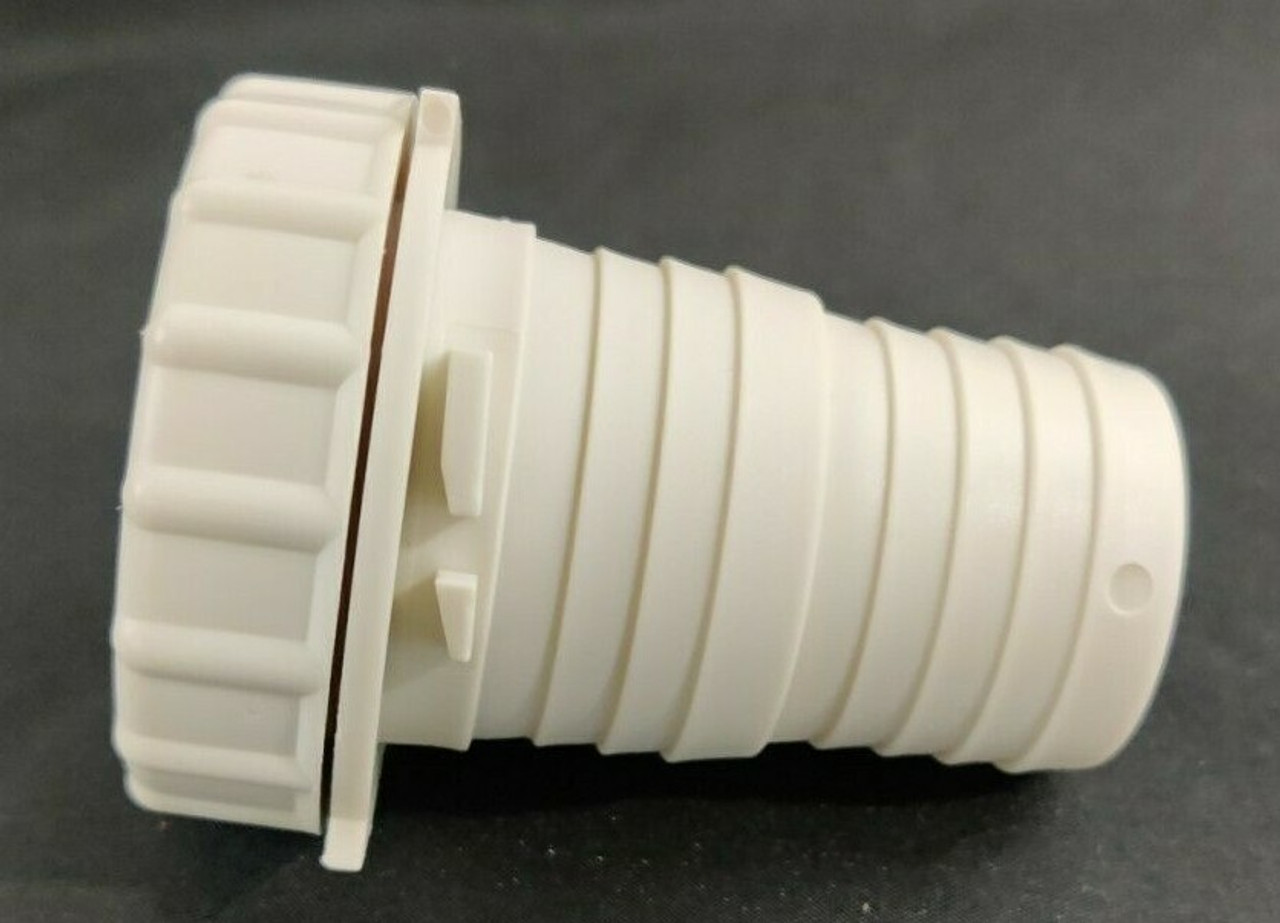 JR Products Gravity Water Fill Cap Strap Spout Colonial White RV Camper Trailer