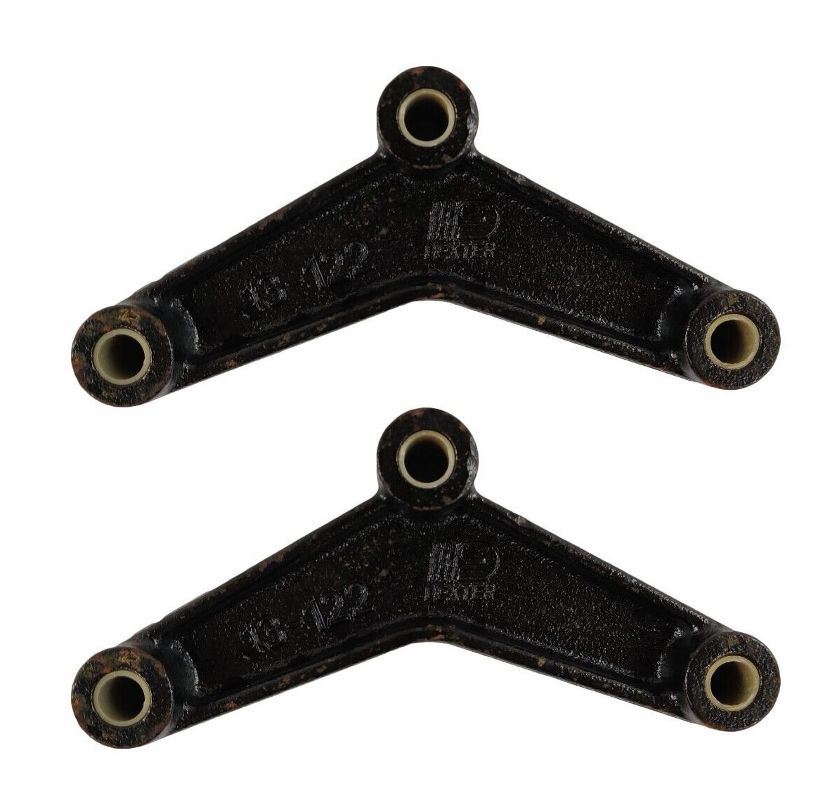 (2) Dexter 7 3/4 Equalizers for 1 3/4 Double Eye Leaf Spring 13-122 RV Trailer