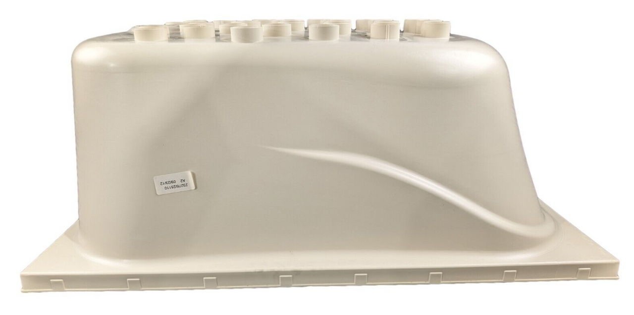 RV Bath Tub 32" x 24" Parchment Left Drain Trailer Camper Wash Bath Room Shower