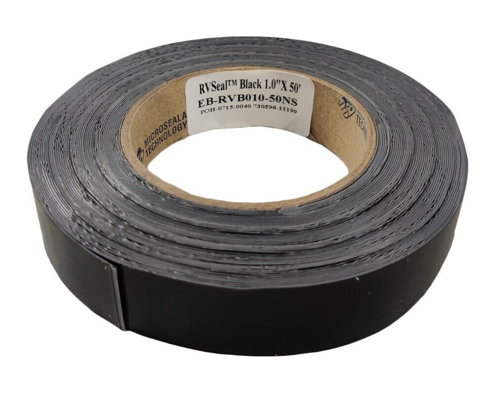 Eternabond RVSeal 1" x 50' Camper RV Roof Tape EB-RVB010-50NS EPDM Rubber Black