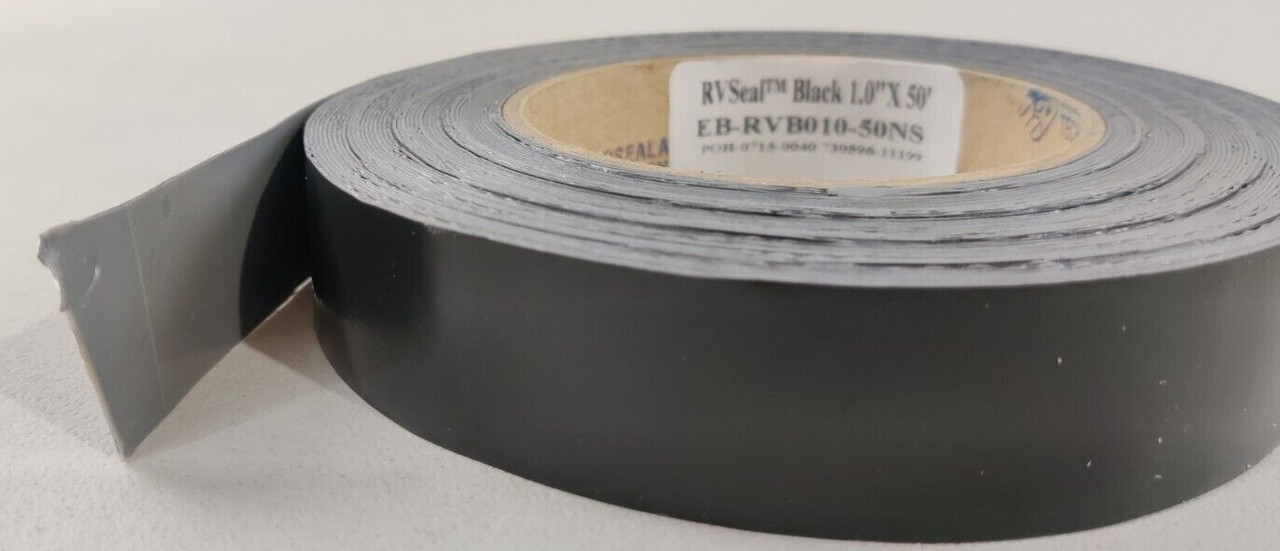Eternabond RVSeal 1" x 50' Camper RV Roof Tape EB-RVB010-50NS EPDM Rubber Black