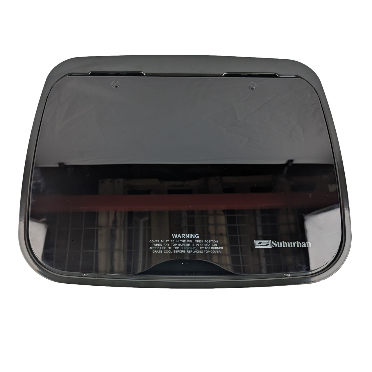 Suburban 2 Burner SDN2 Cooktop Flush Mount Glass Cover Drop In RV Camper Trailer