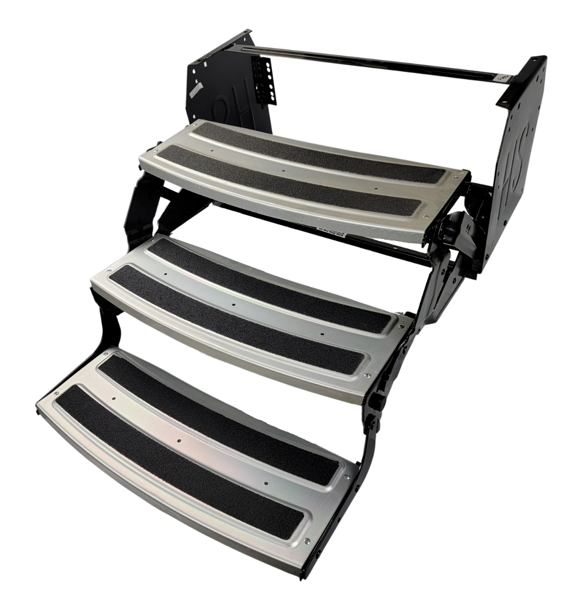 24" Hickory Springs Manual Triple 3 Step Aluminum Tread 7" Rise Radius RV Camper