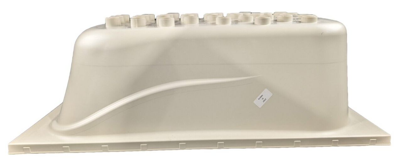 RV Bath Tub 40" x 24" Parchment Right Drain Trailer Camper Wash Bath Room Shower