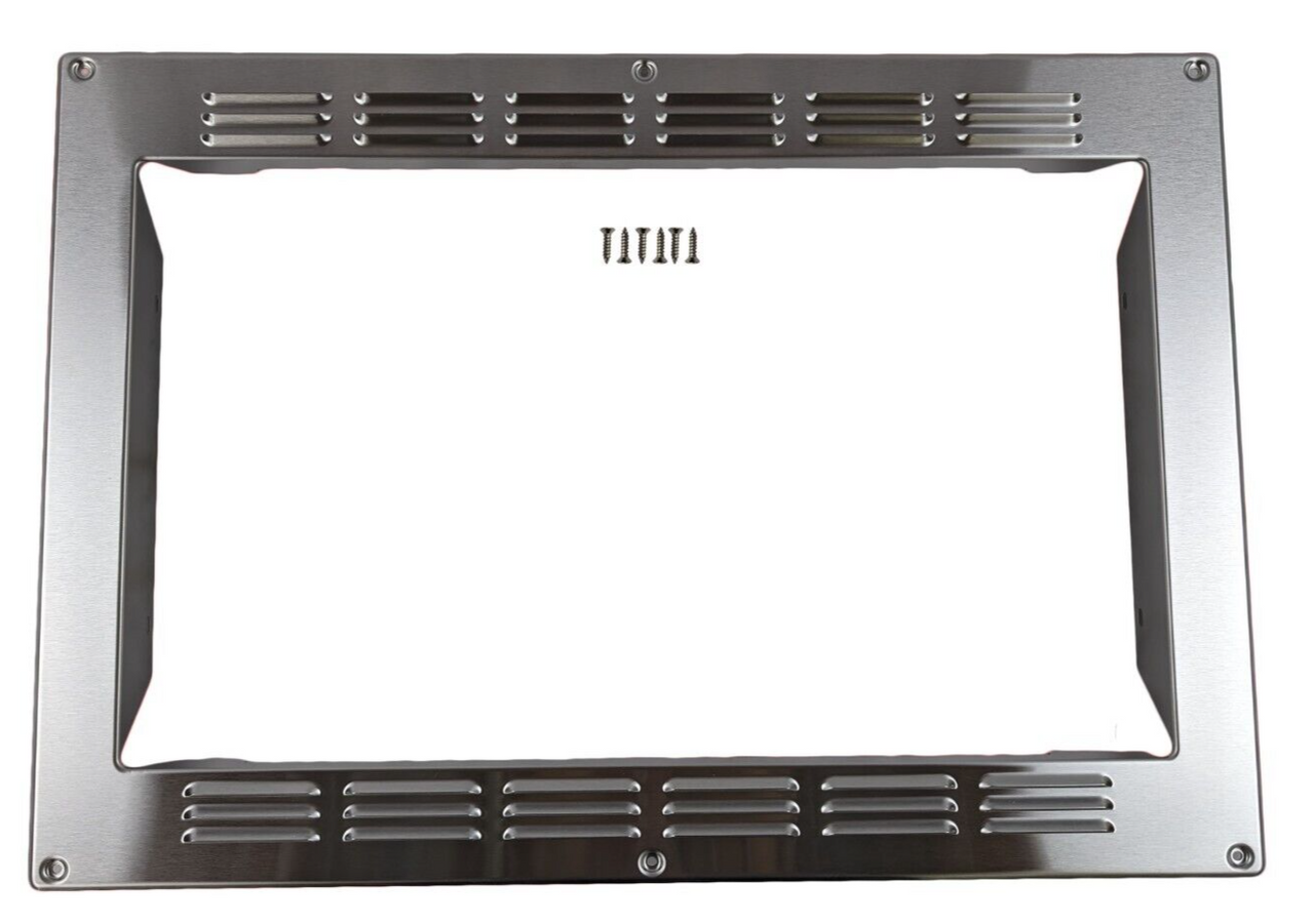 High Pointe RV Microwave Stainless Steel Trim Kit Replacement Camper Trailer