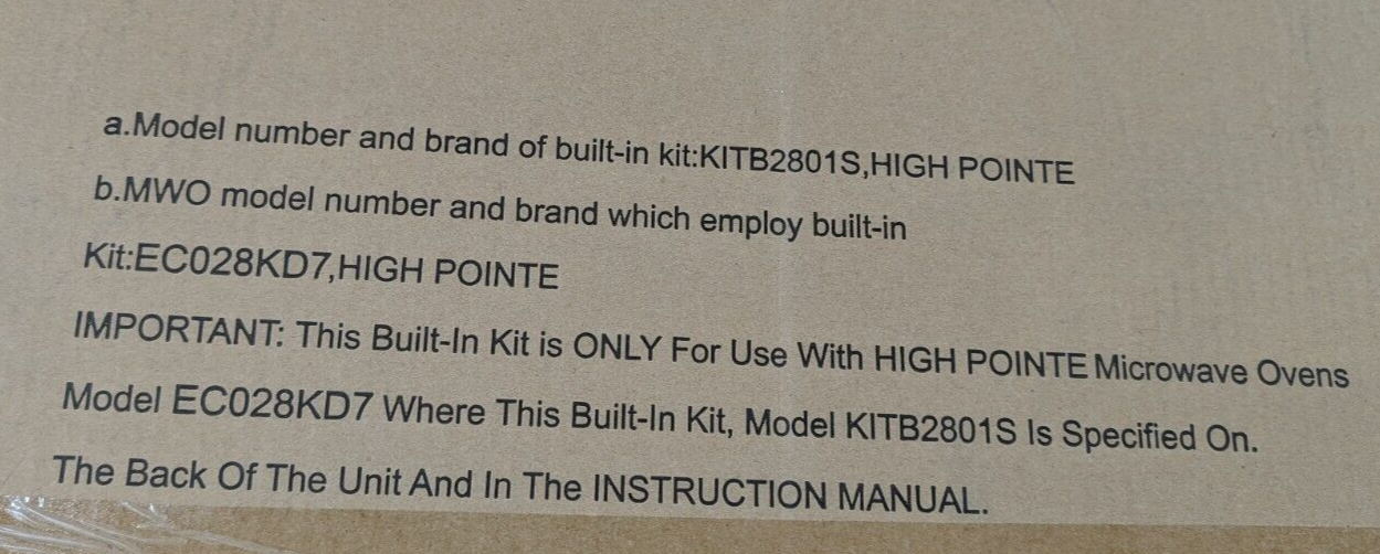 High Pointe RV Microwave Stainless Steel Trim Kit Replacement Camper Trailer