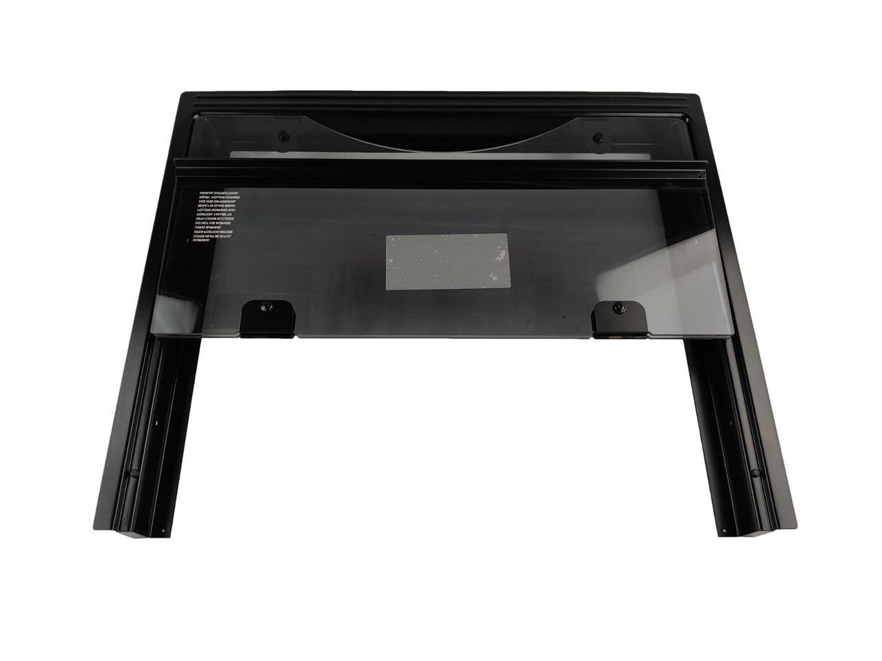 Dometic Atwood Bi Fold Range Stove Cover Glass 3 Burner Black Folding RV Camper