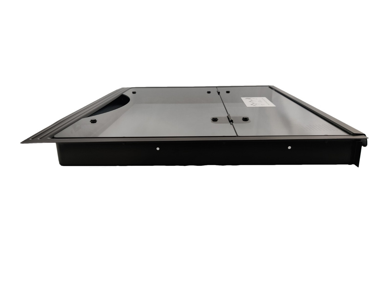 Dometic Atwood Bi Fold Range Stove Cover Glass 3 Burner Black Folding RV Camper