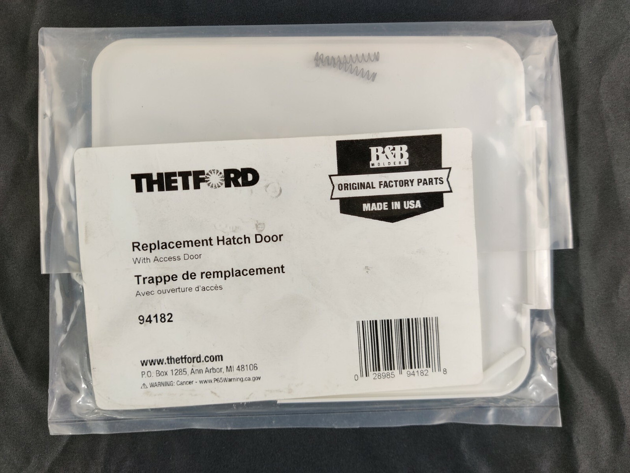 Thetford Replacement Hatch Door White Access B&B Molders RV Camper Trailer 94182