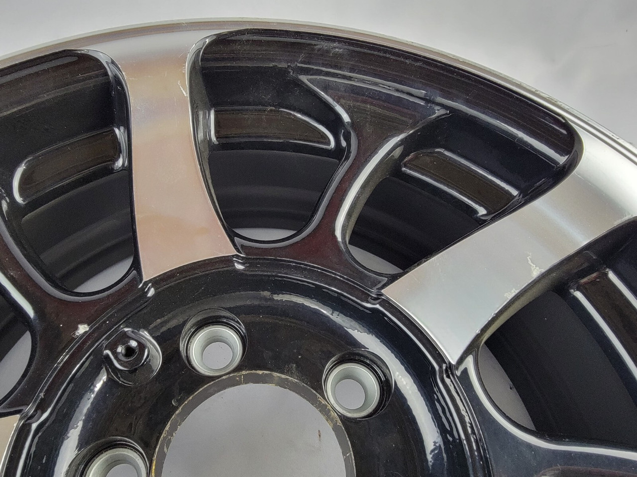 Hi Spec 15" x 6" Series 8 Black Aluminum Trailer Wheel Rim 5 Lug x 4.5" RV 5x4.5