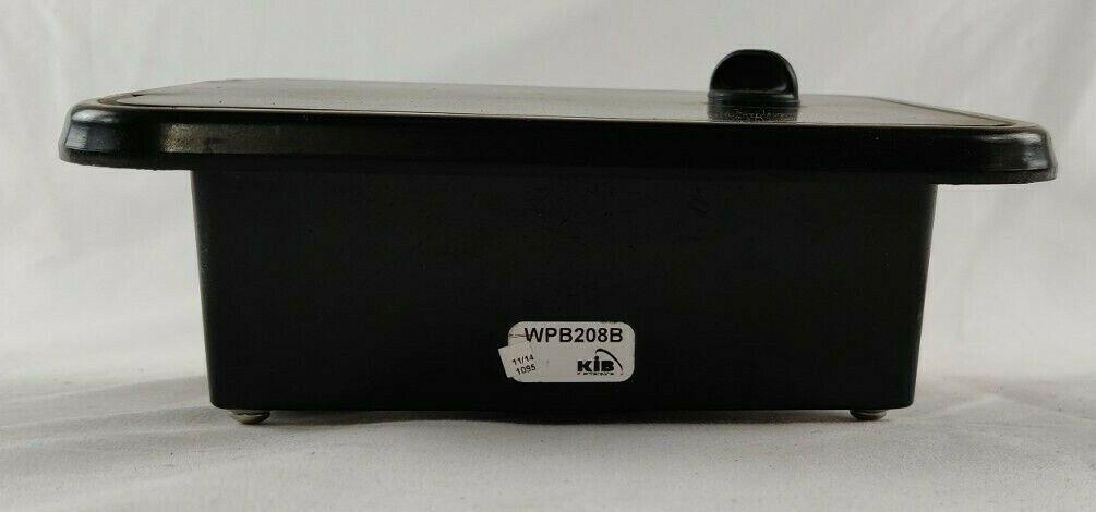 KIB RV Entertainment Storage Hatch 7.5" x 6.5" Black Thumb Lock Camper Outlet TV