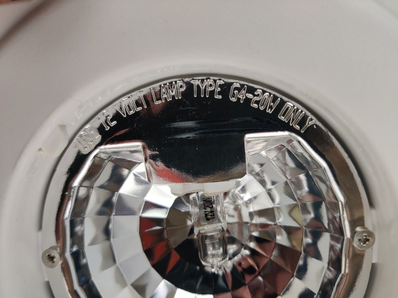 Halogen Dual Double Interior Light 12v Surface Mount W Switch Ceiling Fixture RV