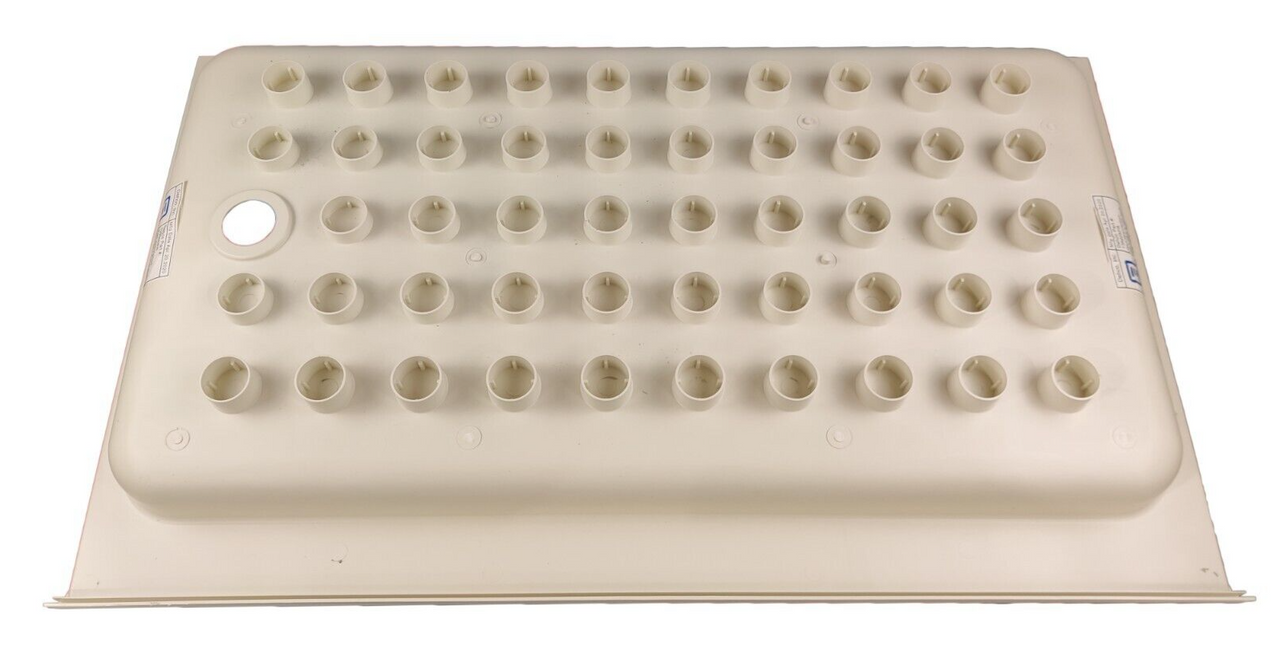 RV Shower Pan Base 40" x 24" Parchment Right Drain Trailer Camper Wash Bath Room