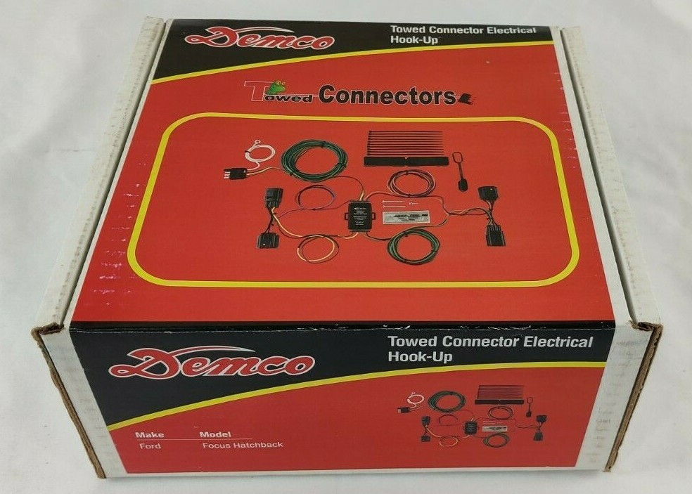 Demco Towed Connector Electrical Hook Up Ford Focus Hatchback Motorhome Towing