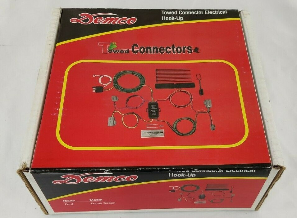 Demco Towed Connector Electrical Hook Up Ford Focus Sedan Motorhome Towing
