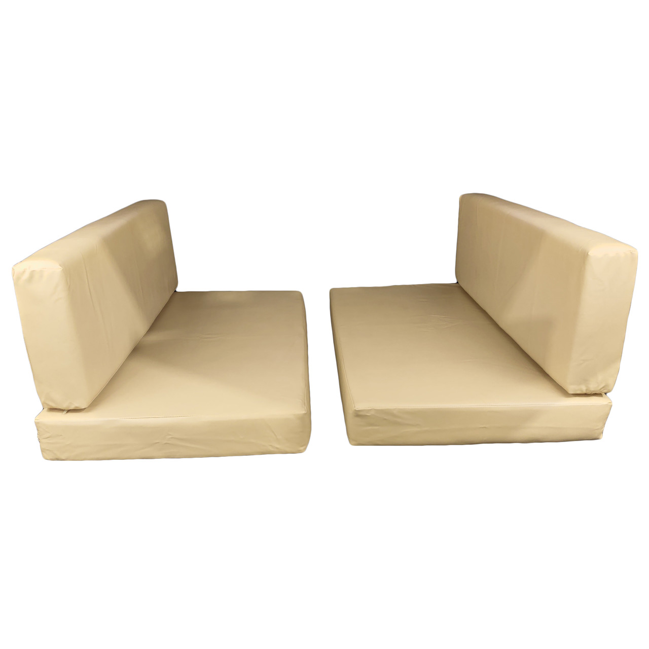36" Tan Dinette Booth Cushions Set Table Seat RV Camper Trailer Mobile Home