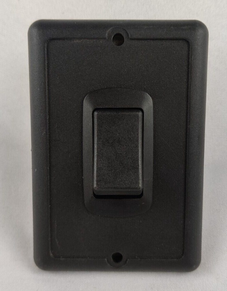 Sigma 12V 2 Prong On Off Switch W/ Bezel Black RV Camper Trailer Replacement