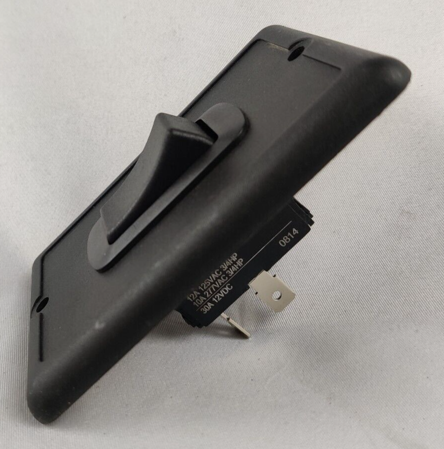 Sigma 12V 2 Prong On Off Switch W/ Bezel Black RV Camper Trailer Replacement
