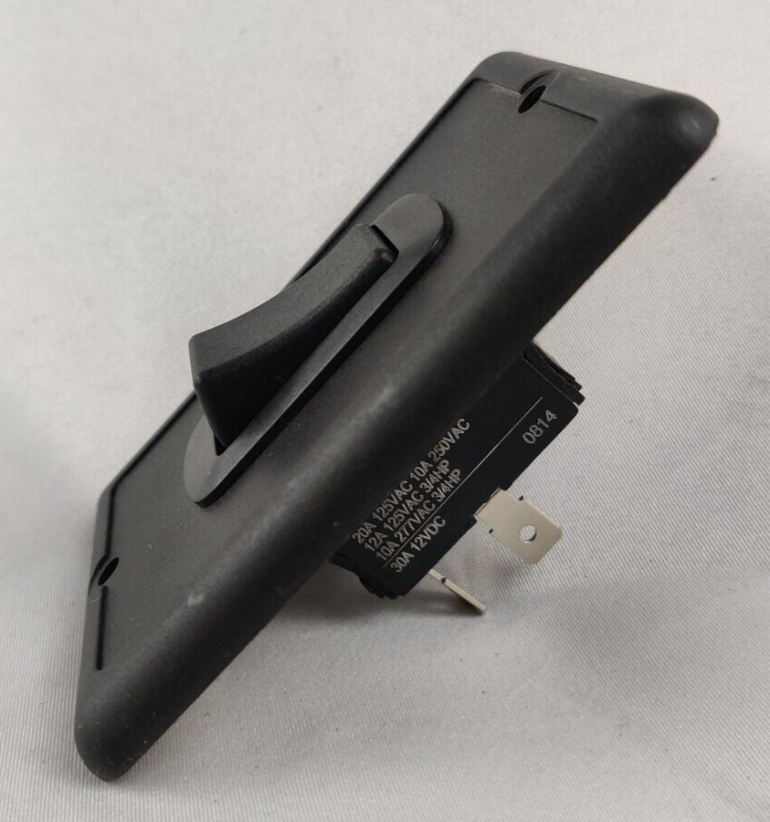 Sigma 12V 2 Prong On Off Switch W/ Bezel Black RV Camper Trailer Replacement